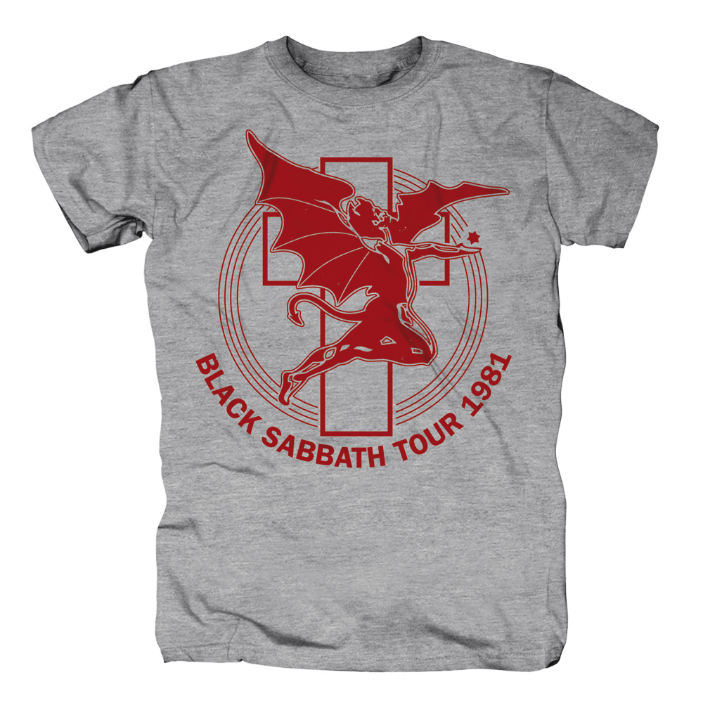 black sabbath tour t shirt