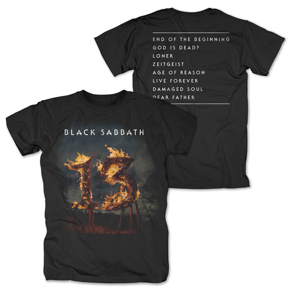 Black Sabbath 13 Tracklist T-Shirt 89728