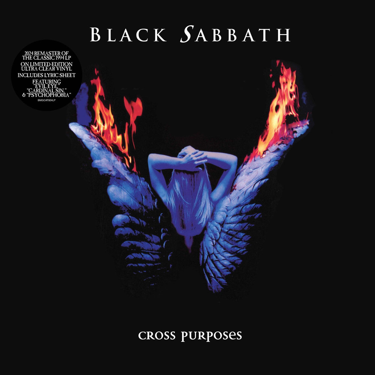Black Sabbath Cross Purposes (2024 Remaster)  1LP - clear 382163