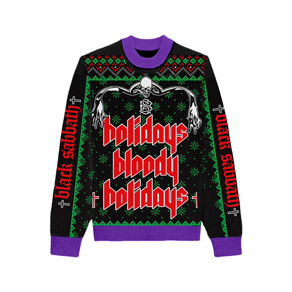 Black Sabbath Holidays Bloody Holidays Knit Sweater 255964