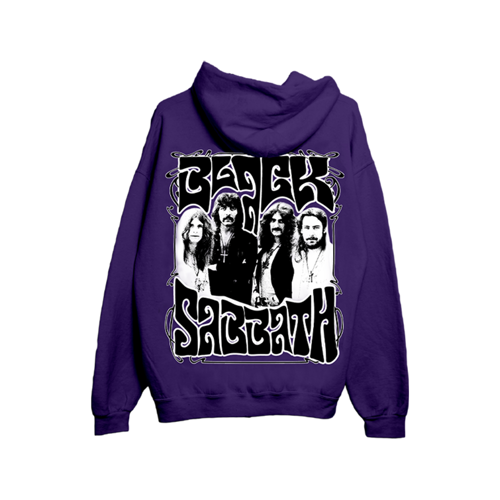Black Sabbath Hoodie Purple Black Sabbath