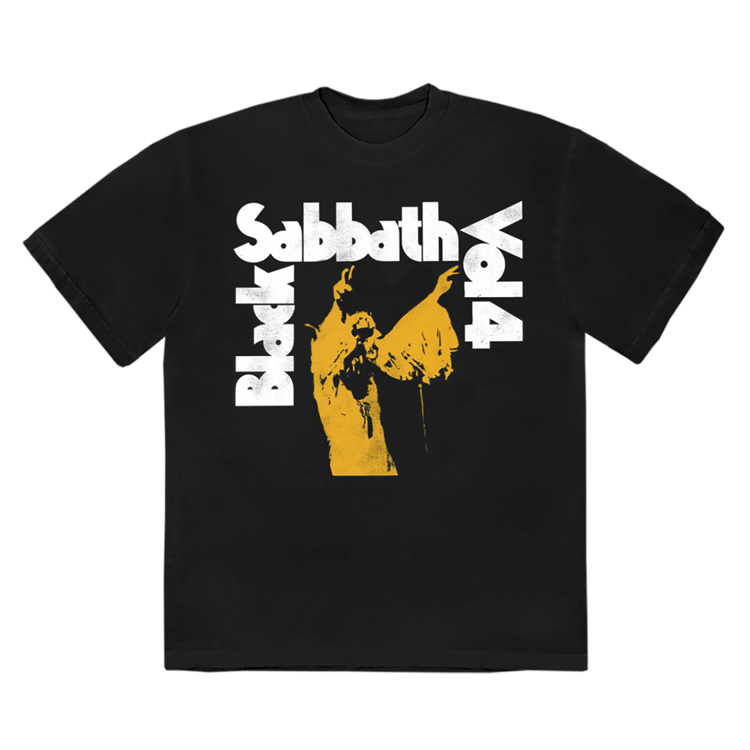 Maglietta Black Sabbath Vol. 4 - Uomo, Cotone Nero, Girocollo, Taglie Dalla S Alla 5XL